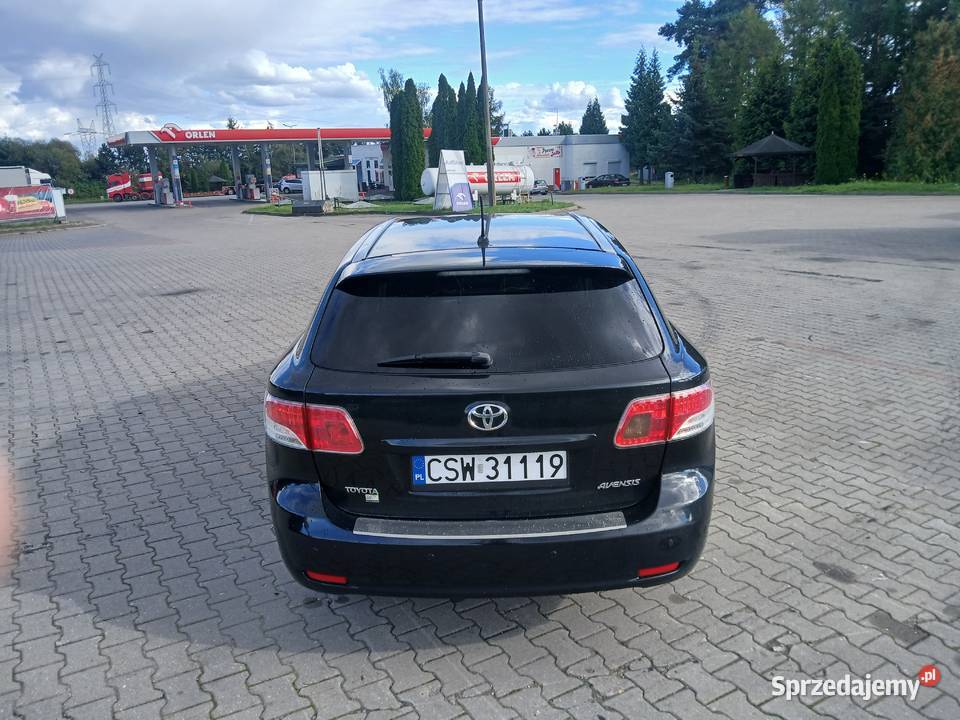 Toyota Avensis 20 d4d xenon jasne skóry Rok produkcji 2011 Lębork