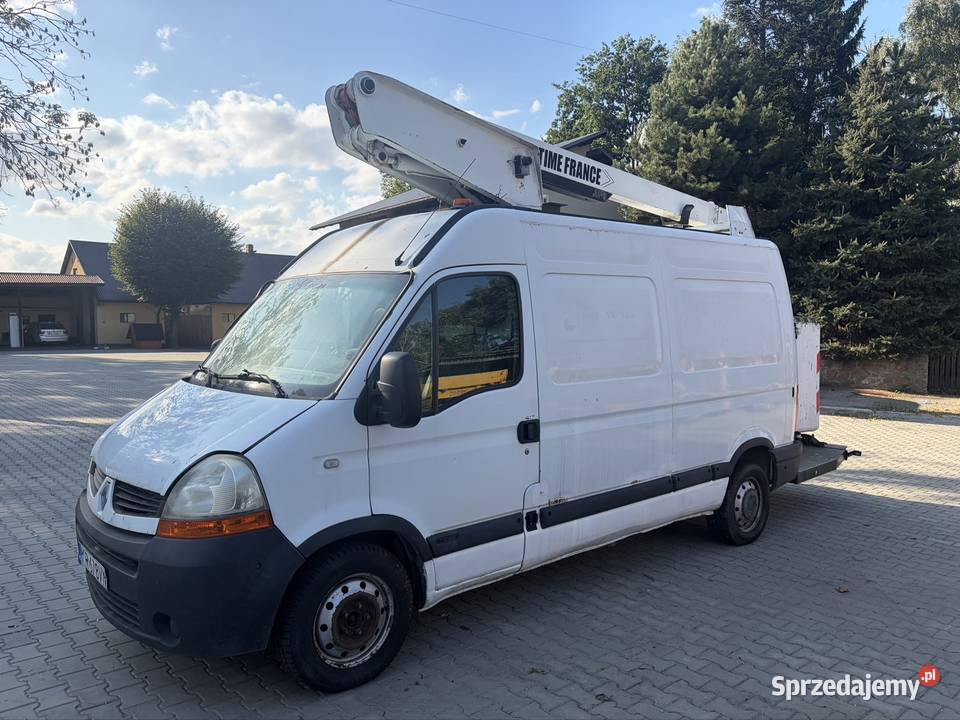 Renault master podnośnik koszowy zwyżka pali diesel Renault małopolskie Kraków
