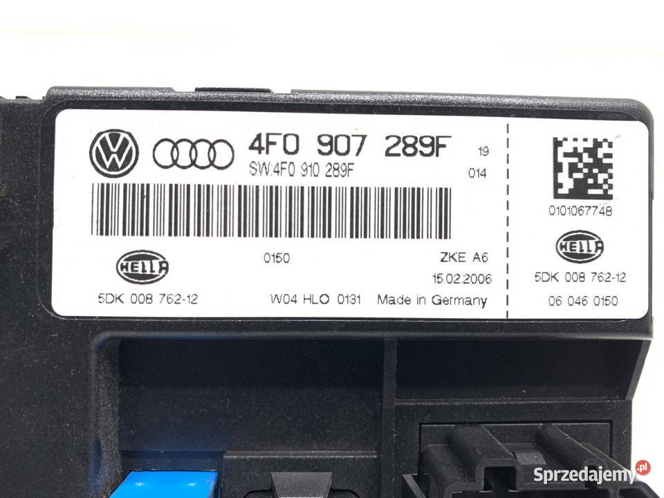 MODUŁ KOMFORTU AUDI A6 C6 4F0907289F Kombi 0411