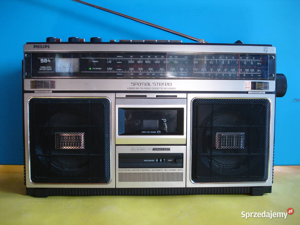 Radiomagnetofon PHILIPS 584 lubuskie Zielona Góra
