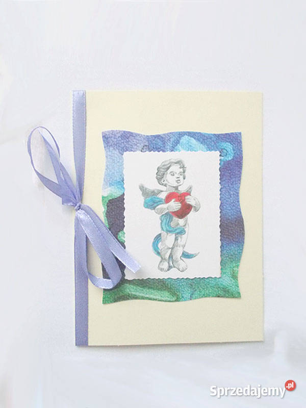 miłość kartka aniołek akrtka amorek kartka love pomorskie Gdynia sprzedam