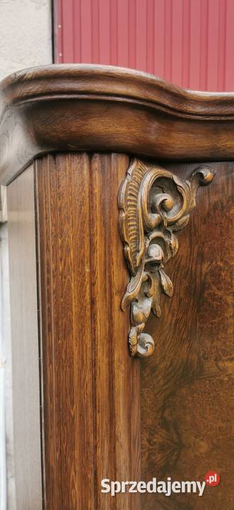 Komplet gabinetowy z 1925 roku Orzech dąb Wrocław sprzedam