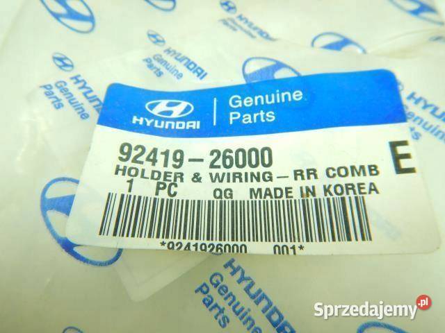 WIĄZKA INSTALACJA ŻARÓWKI HYUNDAI SANTA FE 0006