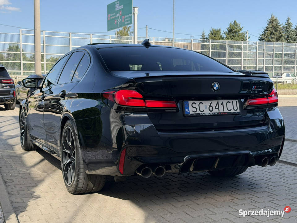 BMW M5 Competition FV 23 Bezwypadkowy Dociągi autoalarm M5 Węgrzce