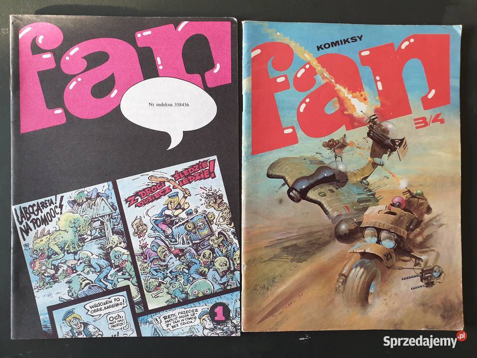 Czas Komiksu Fan Awantura Znak 5 magazynów Polskie Gdynia