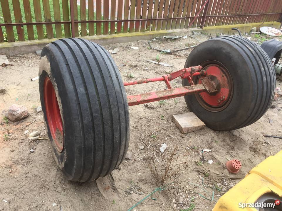 Koła i oś beczkowozu 55tony opony 1507018 Racięcice sprzedam
