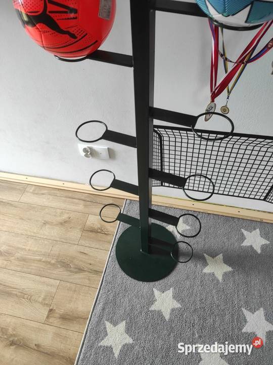 Metalowy solidny Stojak półka na wymiar piłki śląskie Kłobuck