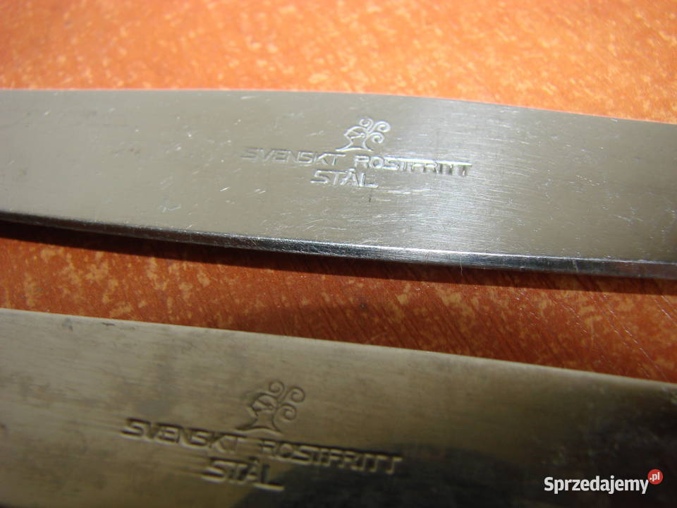 Svenskt Stal nóż stołowy pomorskie Pruszcz Gdański