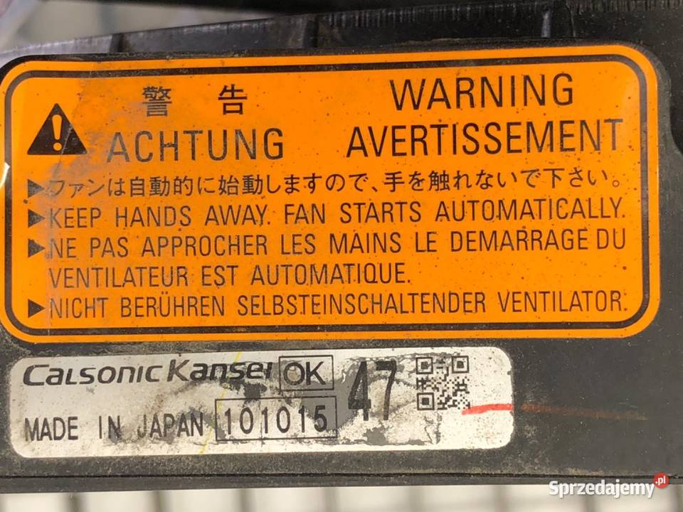 WENTYLATOR CHŁODNICY MITSUBISHI LANCER VIII 18