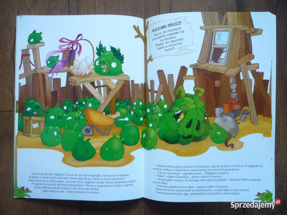 Wielkie zamieszanie Angry Birds Książka dzieci Szczecin sprzedam