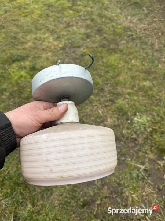 Sprzedam piękną starą lampę PRL 19601980 loft Tomaszów Mazowiecki