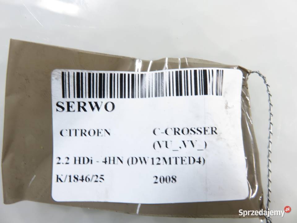 SERWO CITROEN CCROSSER 22 DW12MTED4 4680A026 osobowe