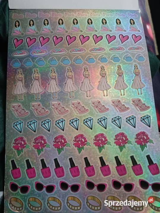 1000 sztuk naklejek dziewczynki Warszawa