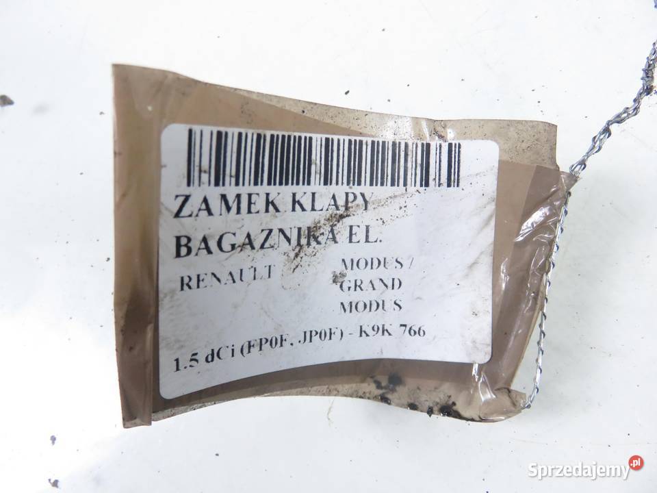 ZAMEK KLAPY RENAULT MODUS 8200948107