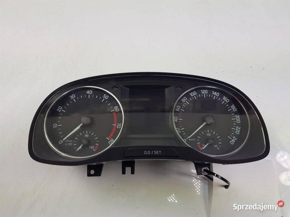 LICZNIK ZEGAR SKODA FABIA III 6V0920740A kujawsko-pomorskie