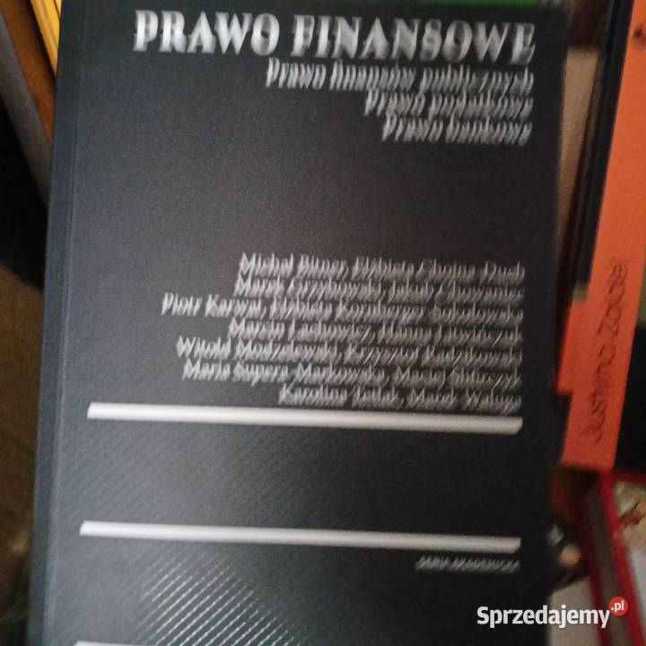 Prawo finansowe książki wysyłka Trójmiasto prawo i administracja sprzedam