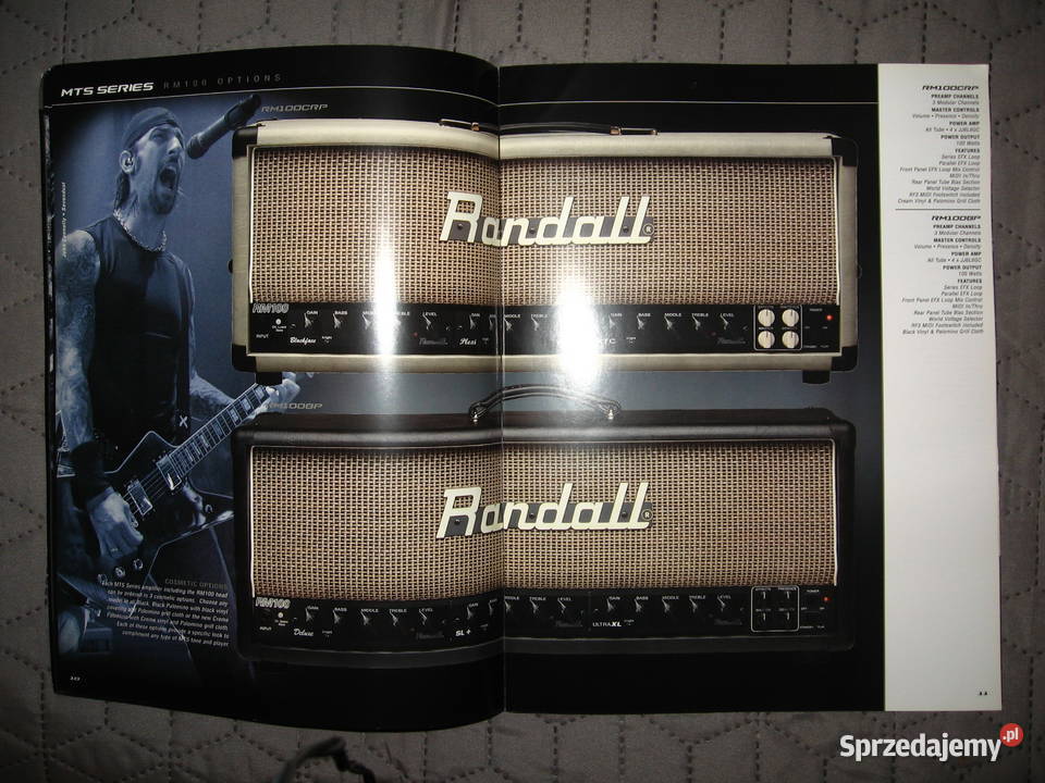 Randall 2009 Catalog MTS Valve Dynamic G3 Plus pomorskie Kępice sprzedam