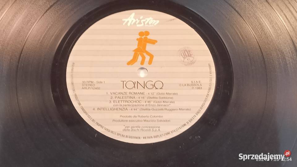 Matia Bazar Tango Italy pressing płyta winylowa Płyty i kasety Kraków