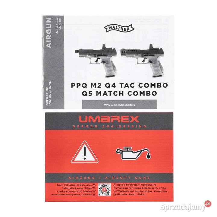 Pistolet wiatrówka Walther Q5 Match 5 Combo SET Warszawa