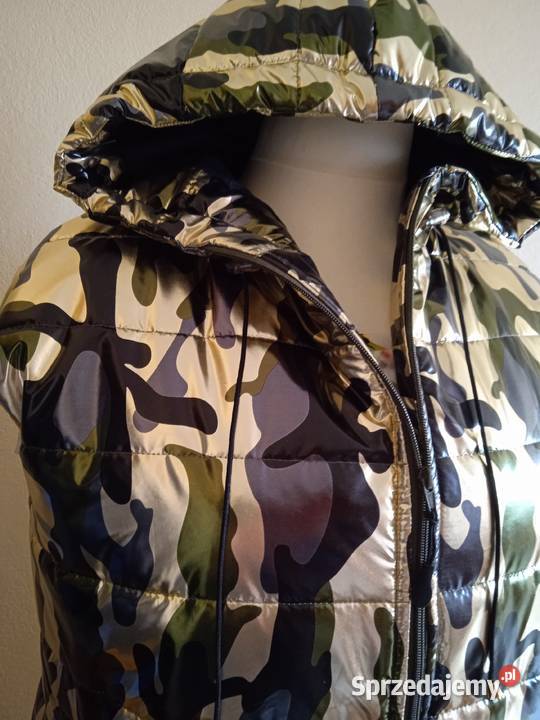 Kamizelka pikowana złote moro XL