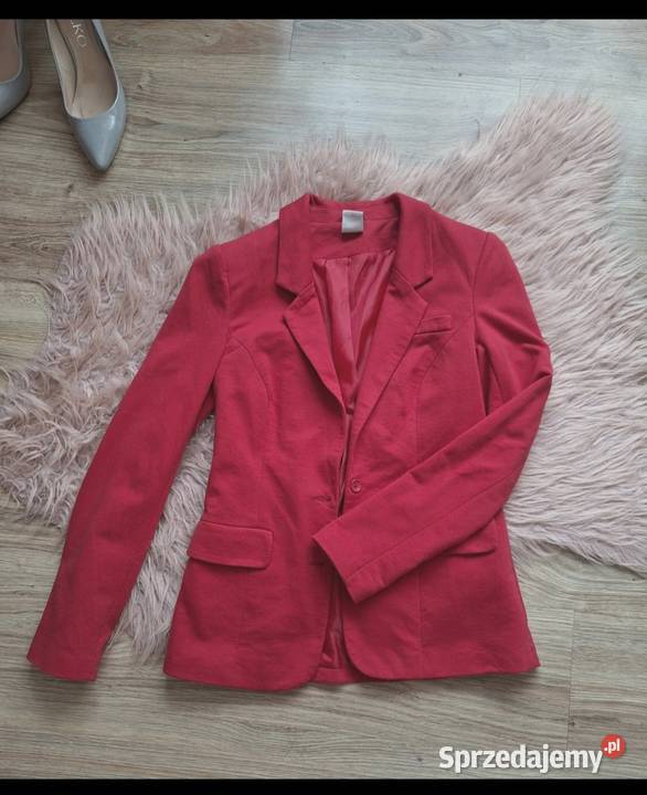 Śliczna czerwona marynarka żakiet Vero Moda 38 Kraków
