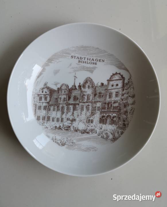 Talerz kolekcjonerski porcelana Furstenberg kujawsko-pomorskie