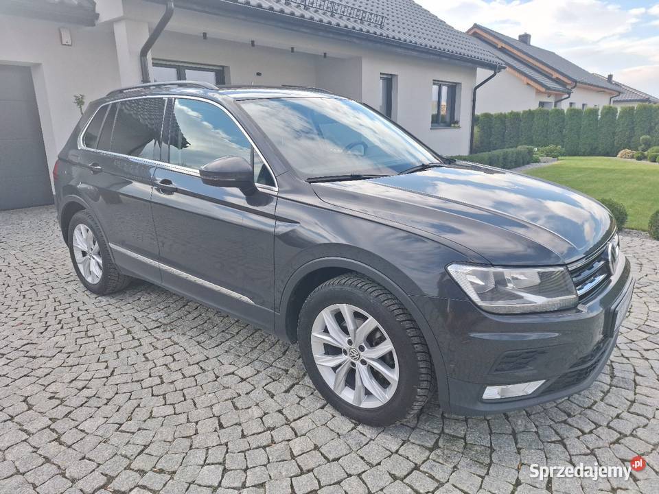VW Tiguan II 20 tdi 150 DSG 4x4 asystent pasa ruchu Ząbkowice Śląskie