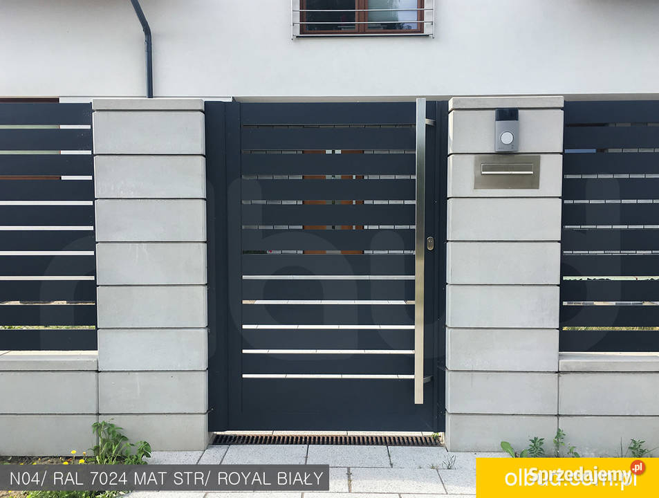 Ogrodzenie poziome nowoczesne ALFEN N04 OLBUD pomorskie Straszyn