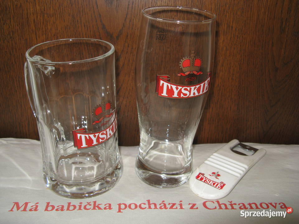 Szklanka kufel do piwa Tyskie 05 litra Nowe Dąbrowa Górnicza