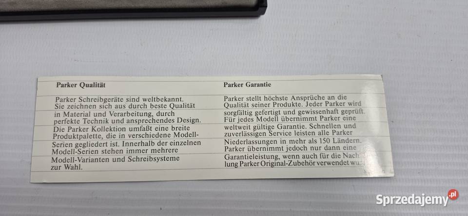 PARKER Insignia Gold Cornline Made in France Biłgoraj