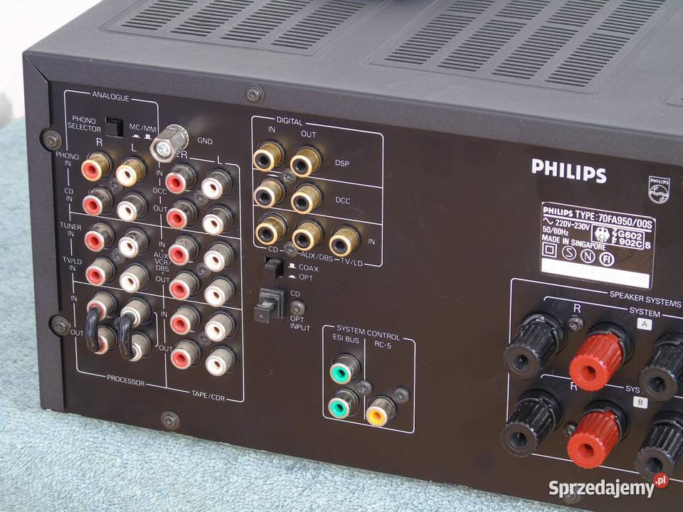 Wzmacniacz Philips FA950 pilot mocny i sprawny Jasło sprzedam