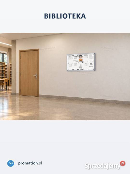 Gabloty na ogłoszenia do biblioteki i księgarni Biznes i Przemysł