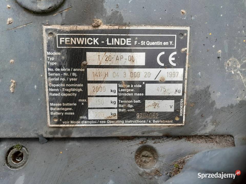 Wózek widlak paleciak Linde Wózki widłowe Łomża