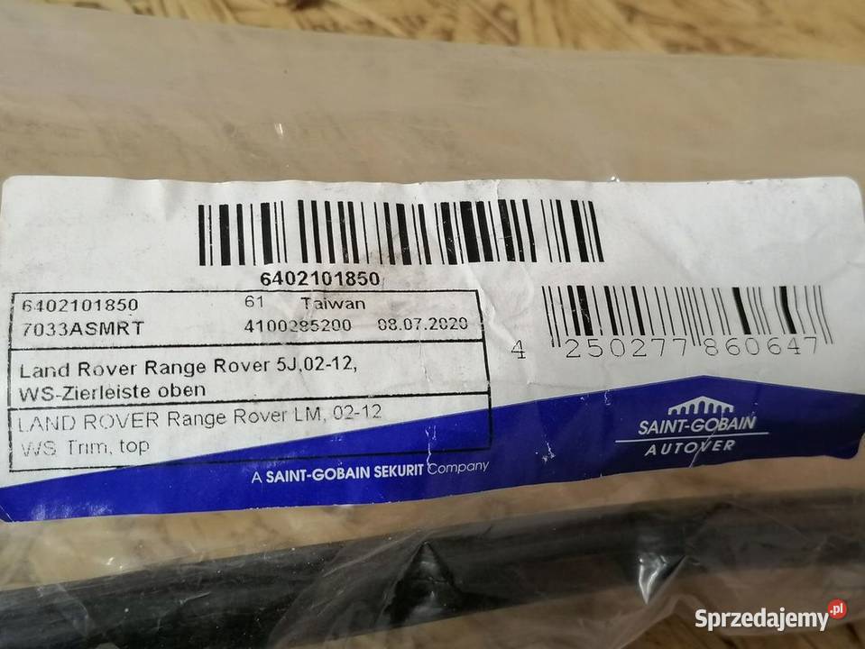 LAND ROVER RANGE ROVER 5J LM 0212 USZCZELKA Pleszew