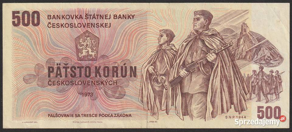 Czechosłowacja 500 koron 1973 STAN 23