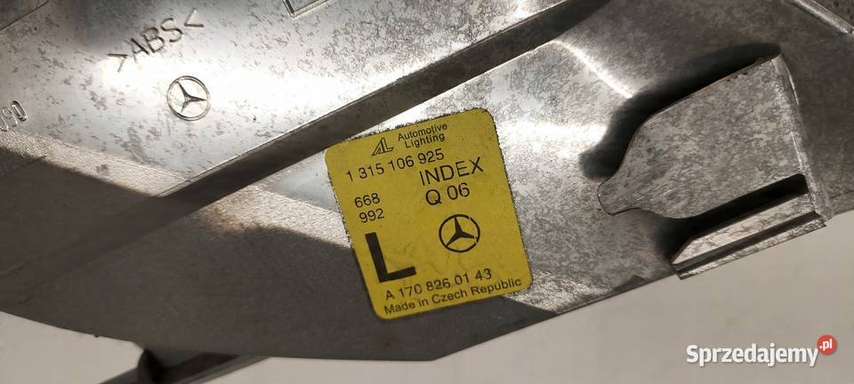 KIERUNKOWSKAZ LEWY MERCEDES SLK R170 9704 wielkopolskie Międzychód
