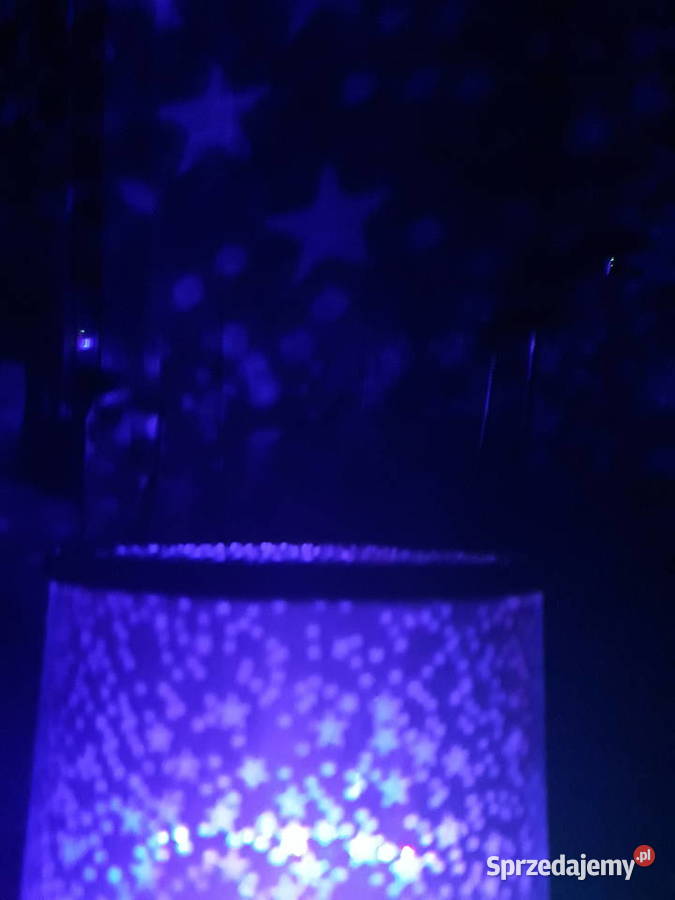 Lampka Nocna LED Star Master Mapa Nieba odcienie błękitu Lublin