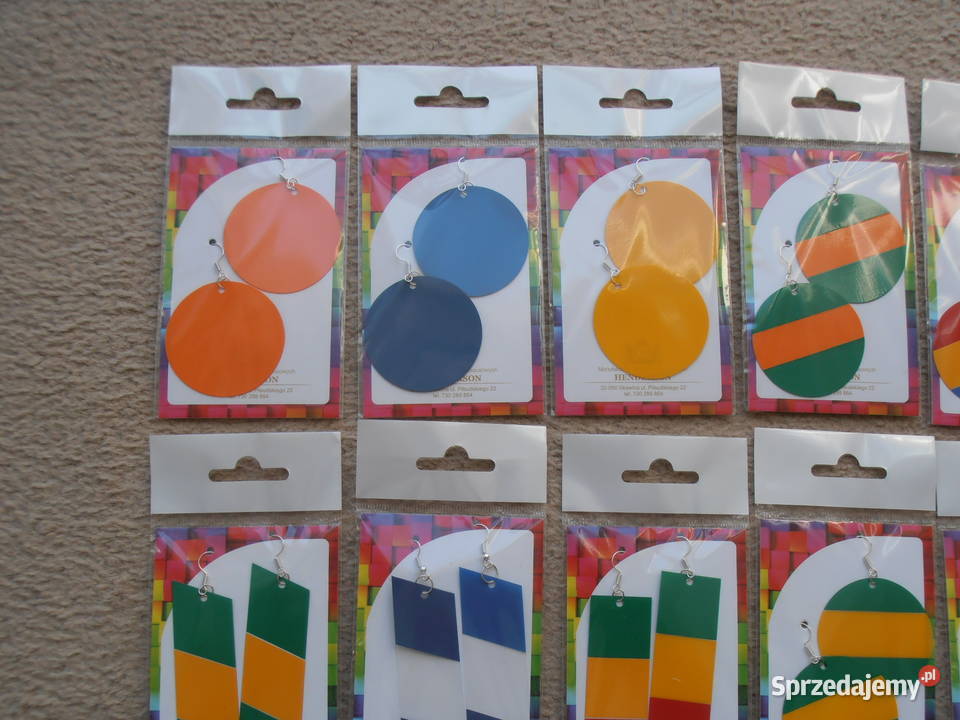 Kolczyki letnie wakacyjne plażowe Skawina