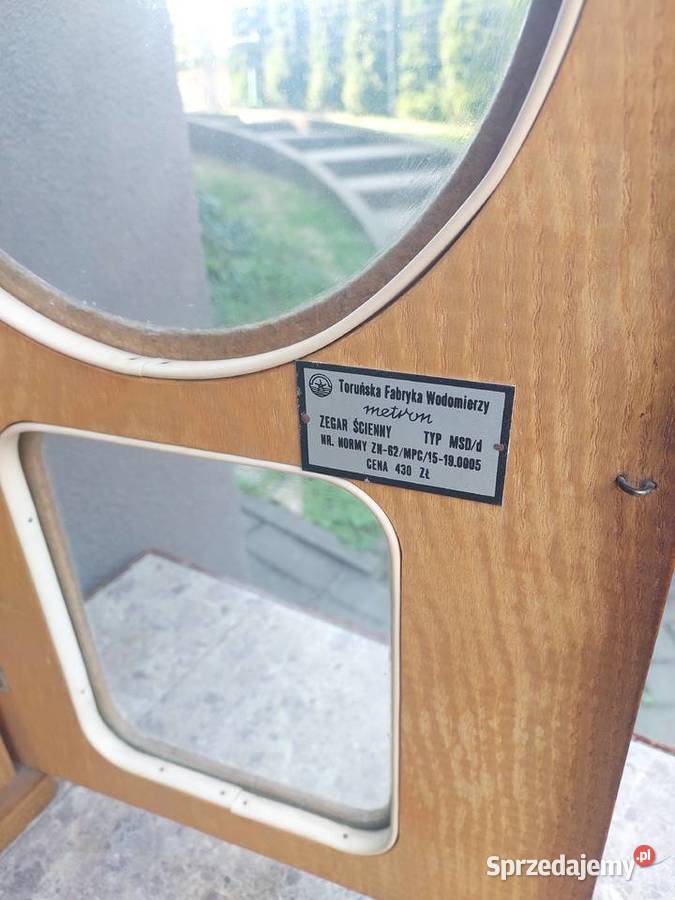 Stary zegar ścienny Metron 1969r PRL sprawny Tczew sprzedam