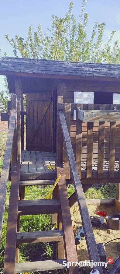 Domek dzieci ze zjeżdżalnią Dla dzieci Łańcuchów