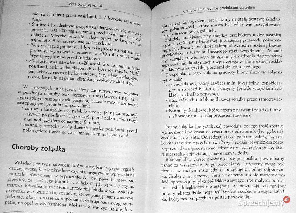 Leki z pszczelej apteki Stefan Stangaciu Elfi lubelskie Chełm