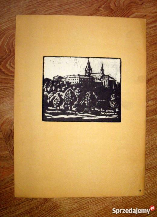 Tadeusz Turkowski SANOK drzeworyty z autografem Pozostałe małopolskie Kraków