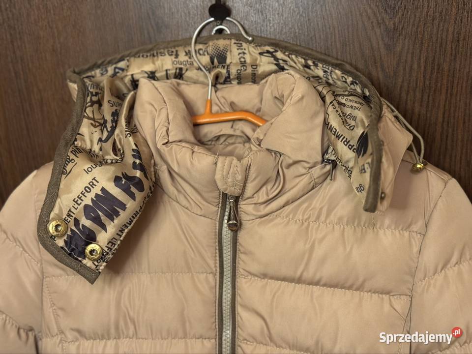 Ciepła kurtka pikowana z futerkiem Pruszków