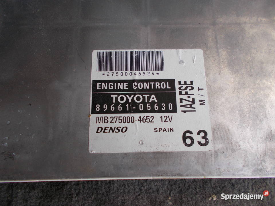 toyota AVENSIS T25 20 16V komputer sterownik Zamość