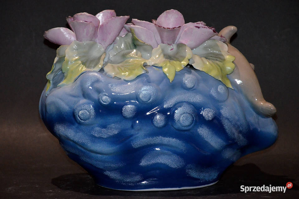 Porcelana Roceram ozdoba Delfiny kolekcja Środa Wielkopolska