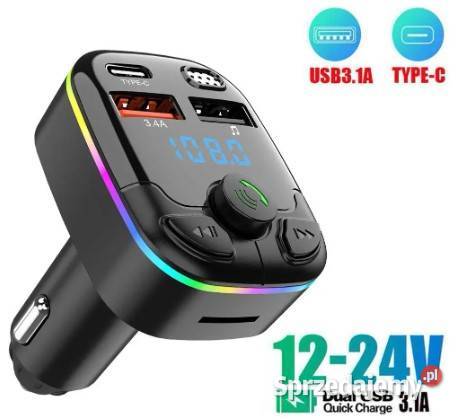 Transmiter Bluetooth FM Samochodowy Uniwersalny świętokrzyskie Kielce