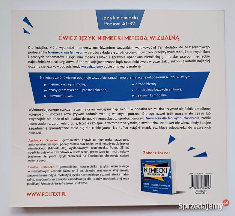 NIEMIECKI LENIWYCH Podręcznik i Ćwiczenia Warszawa