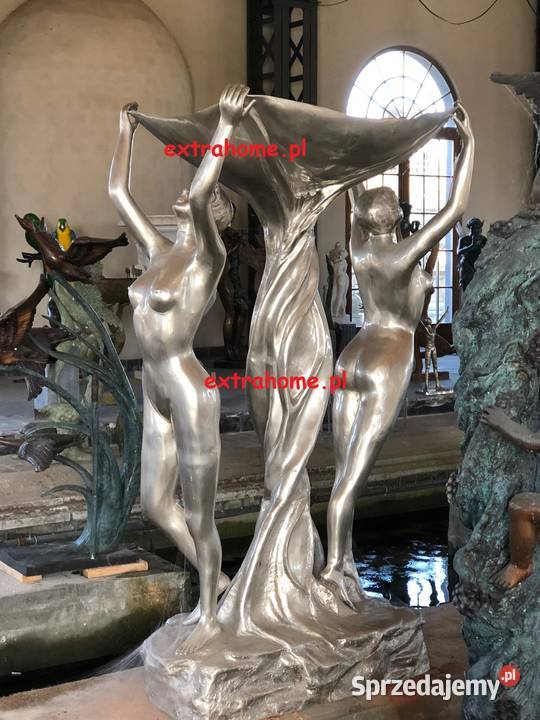 Fontanna z brązu 2 Ladys Unikat H200 Katowice