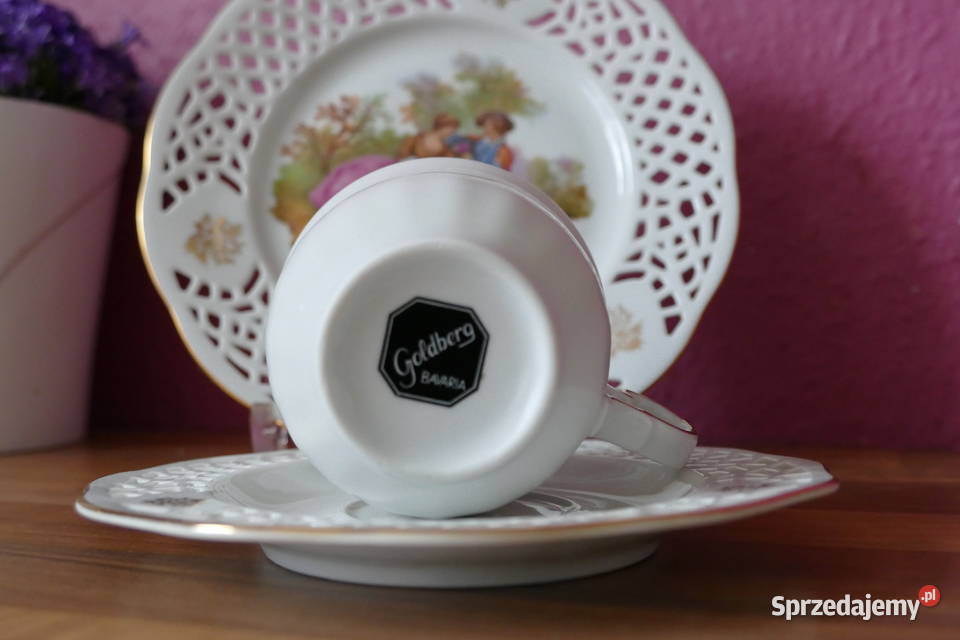 Trio porcelanowe firma Goldberg