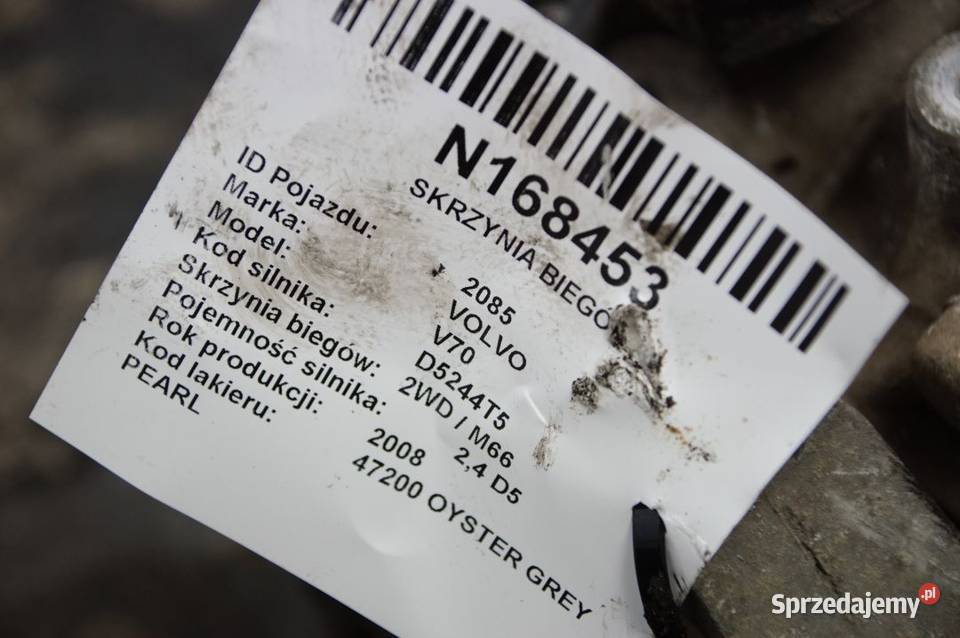 SKRZYNIA BIEGÓW VOLVO V70 30783235